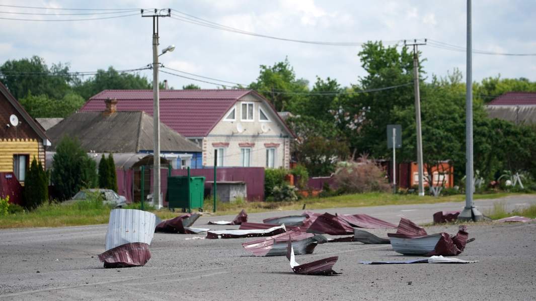 Последствия обстрела Белгородской области 
