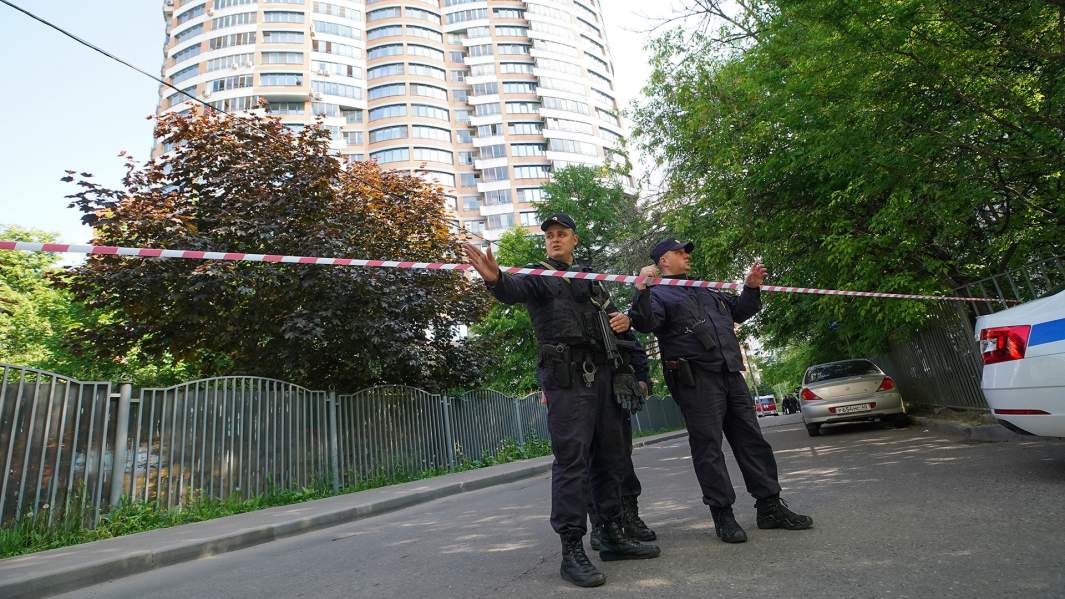 Последствия атаки БПЛА по жилому дому в Москве, 30 мая 2023 года