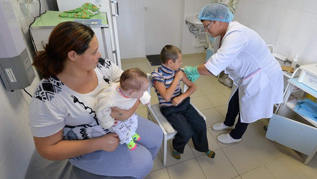 Жители села на приеме у врача общей практики