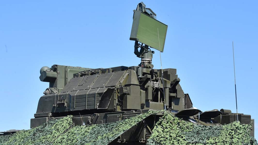 Зенитный ракетный комплекс "Тор-М2У" Вооруженных сил России работает в зоне проведения специальной военной операции на Украине