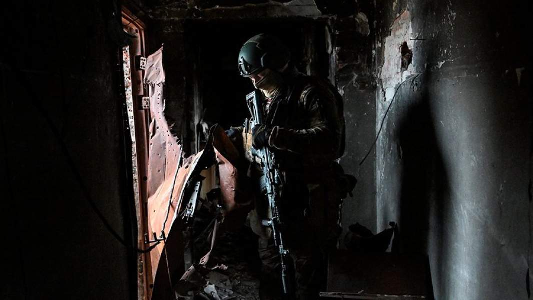 Сотрудник ЧВК «Вагнер» в Артемовске