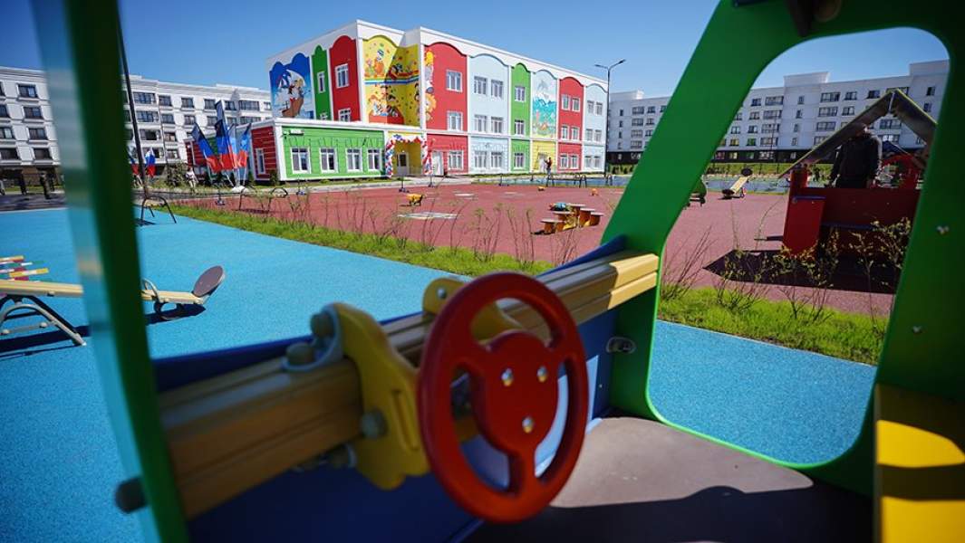 Новый детский сад в микрорайоне Невский в Мариуполе