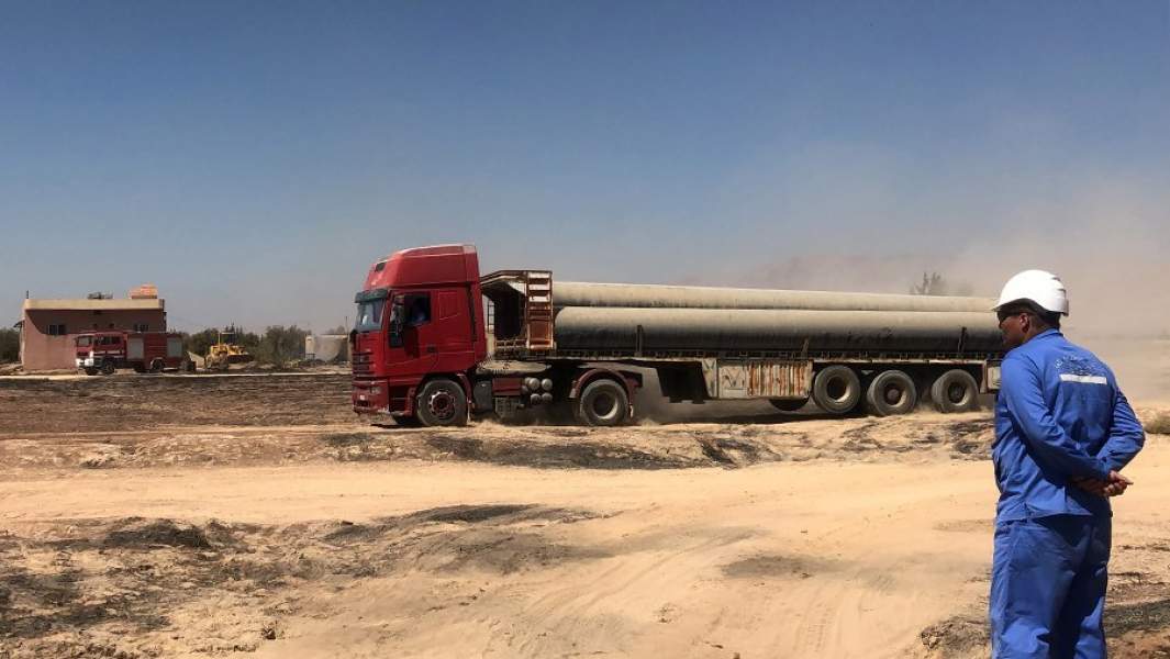 Последствия взрыва на газопроводе в Дамаске