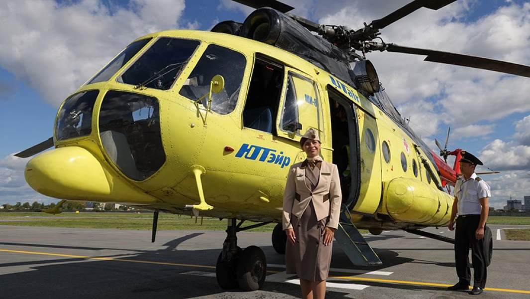 Вертолет Ми-8 авиакомпании Utair