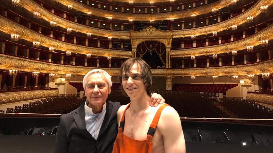 Денис Савин и хореограф Джон Ноймайер