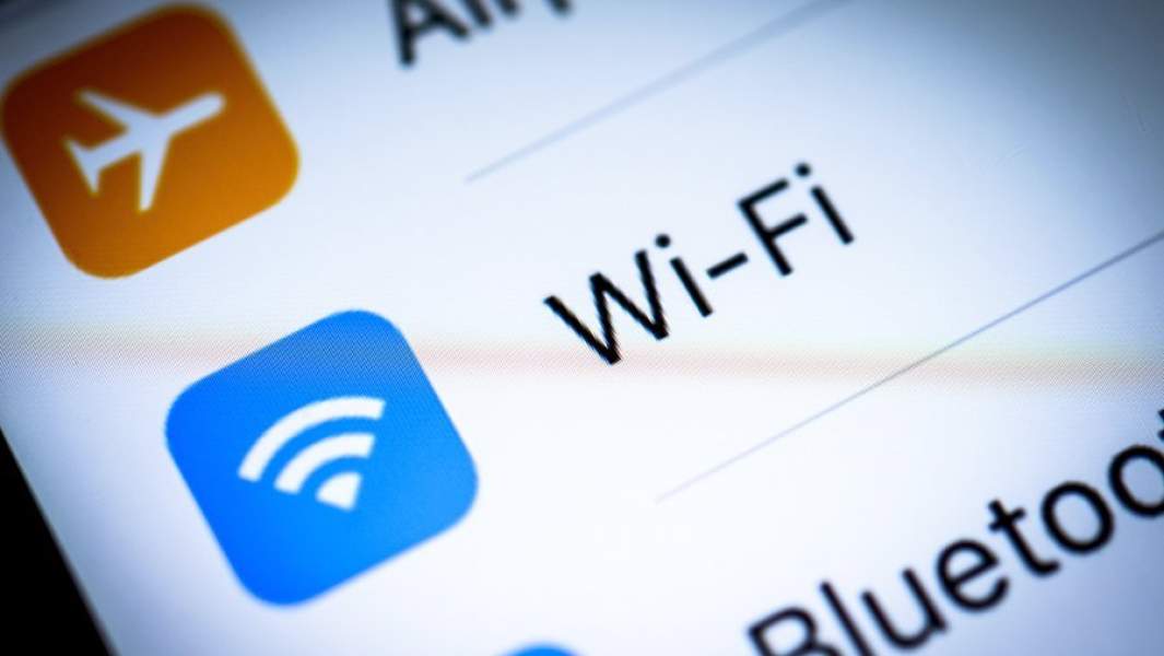 Значок Wi-Fi на экране смартфона