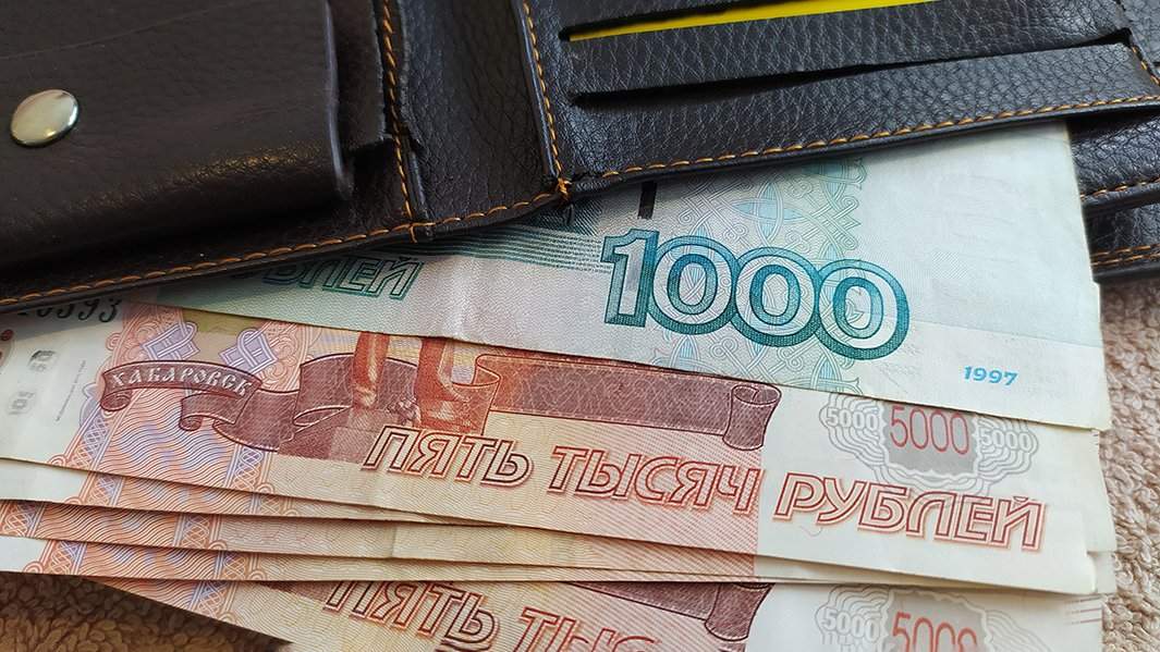 Кошелек с деньгами