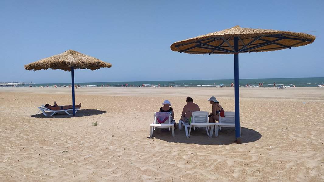 Пляж в Дагестане