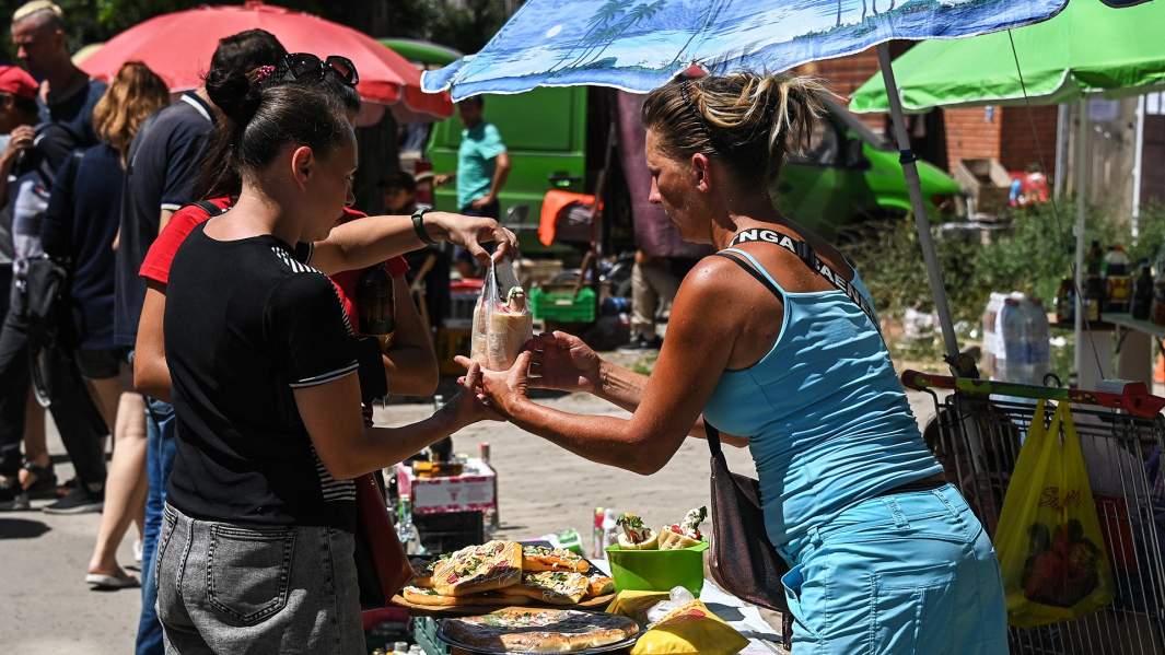 Рынок в Мариуполе