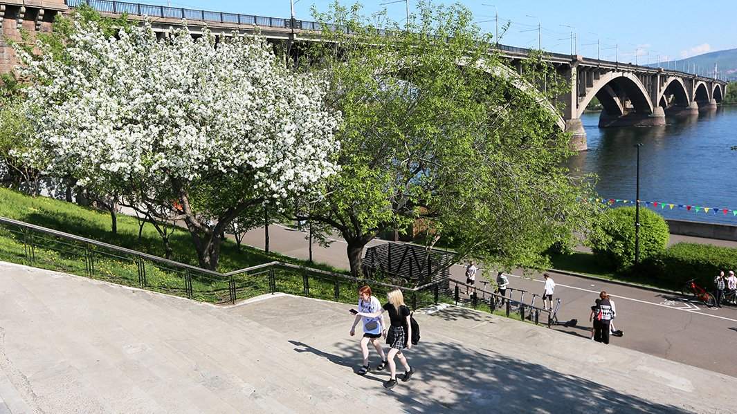 Набережная Красноярска