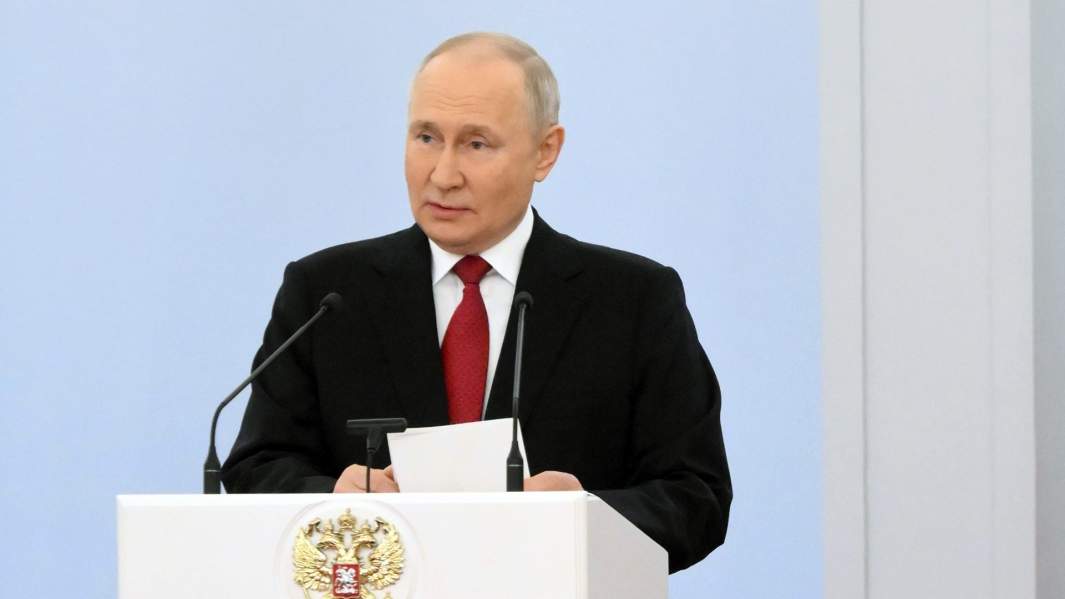 Президент РФ Владимир Путин на торжественной церемонии вручения Государственных премий РФ