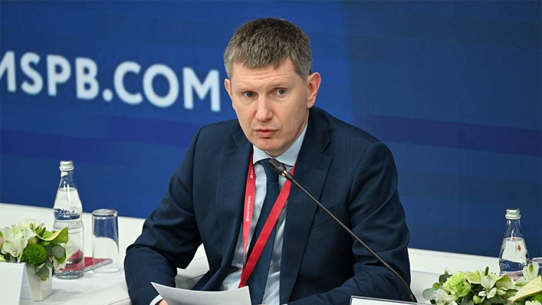 Максим Решетников на ПМЭФ-2023