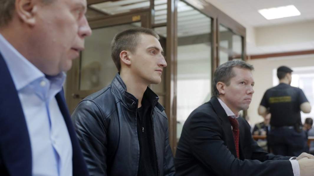 Павел Устинов во время заседания Мосгорсуда, сентябрь 2019 года