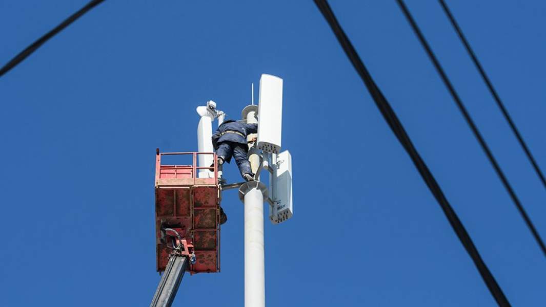 Установка вышки связи