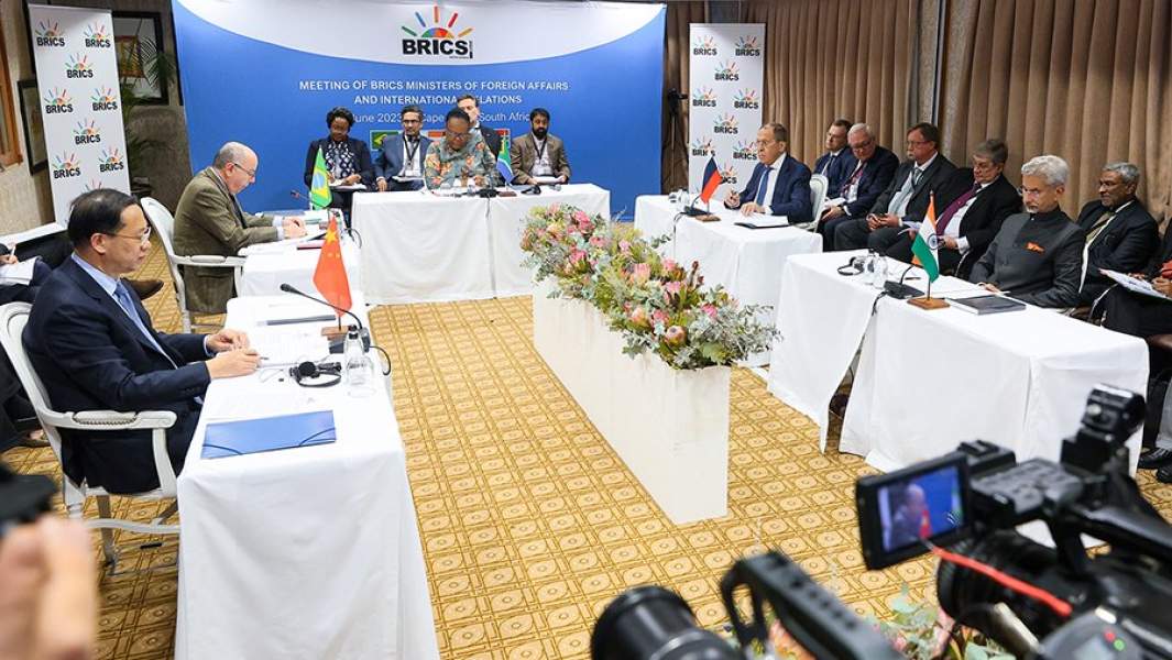 Заседание совета министров иностранных дел стран — участниц БРИКС в Кейптауне, ЮАР
