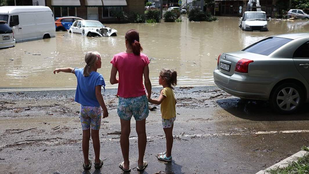 ливни на юге