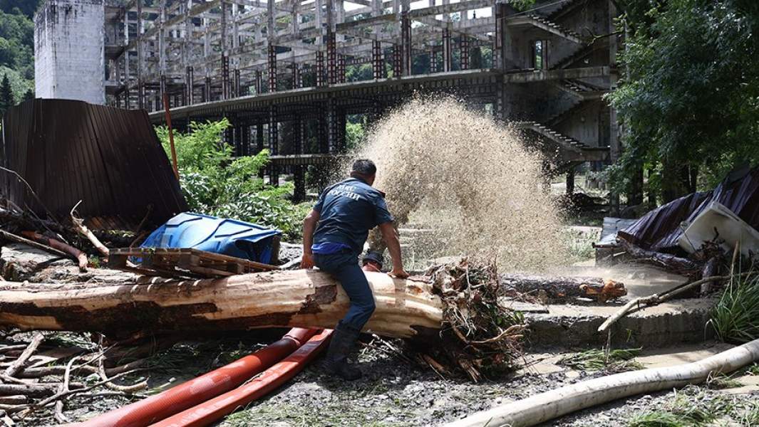 ливни на юге