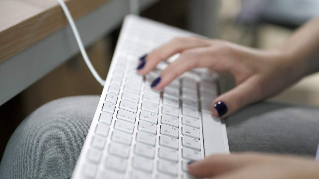 Клавиатура, руки