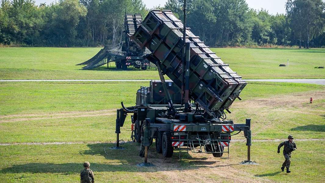 Учения расчетов зенитно-ракетных комплексов Patriot в Германии