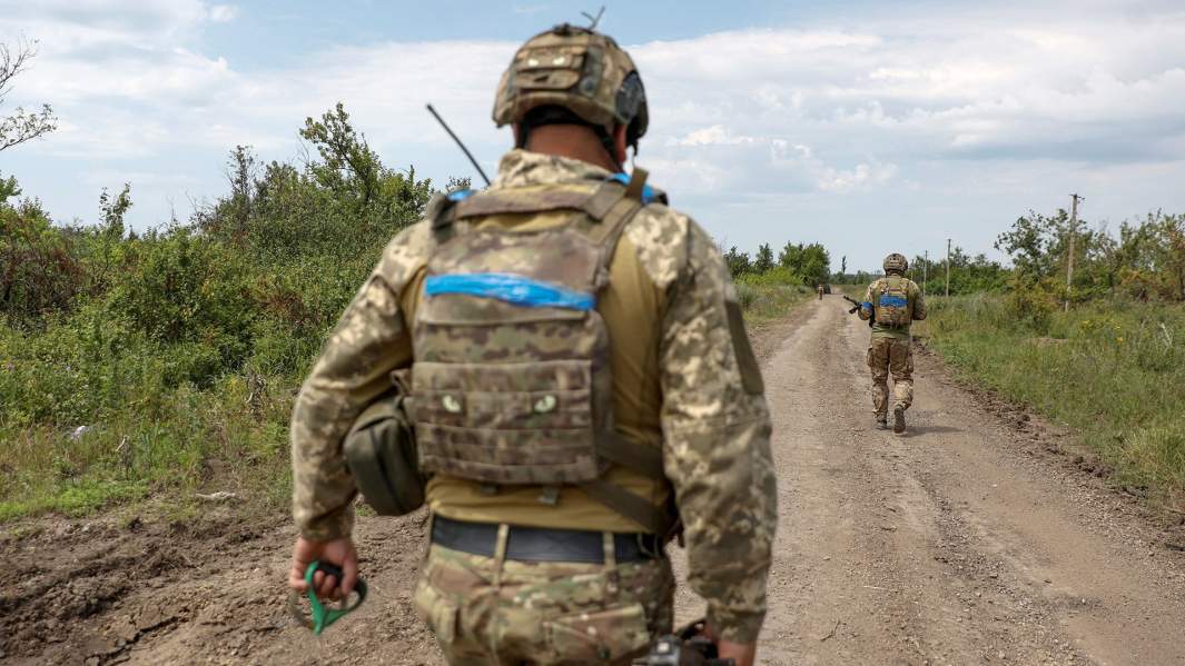 Украинские военнослужащие 