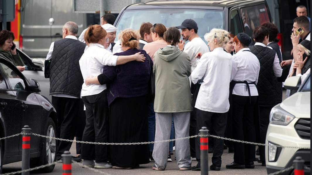 повара у входа