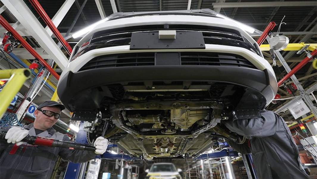 Сборочный цех автомобильного завода