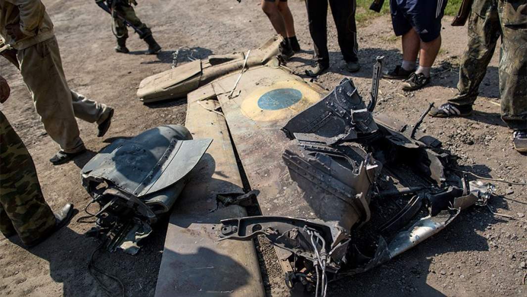 Фрагмент крыла украинского штурмовика Су-25