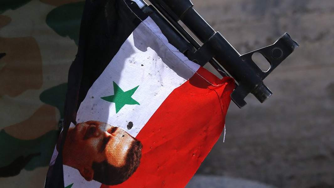 Автомат военнослужащего сирийской армии