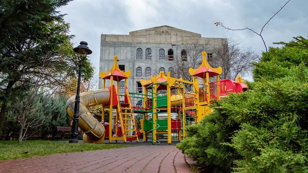 Строящийся Крымский государственный центр детского театрального искусства