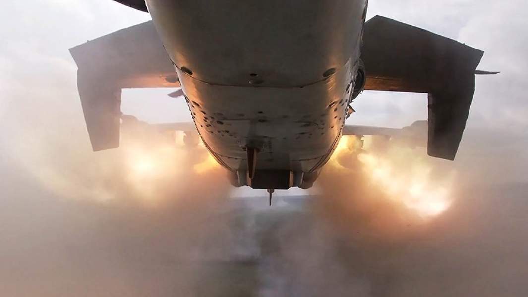 Боевая работа вертолета Ка-52 «Аллигатор» 