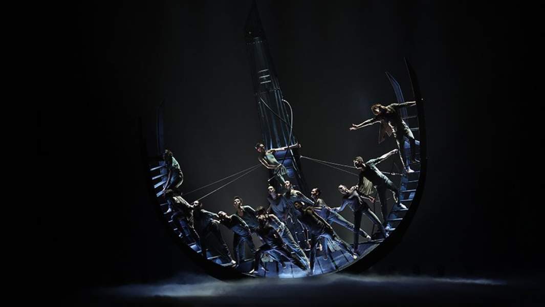 Артисты Академии танца Бориса Эйфмана во время премьеры балета «Мой Иерусалим» на международном балетном фестивале Школы Иннопрактики «Глобальные ценности»