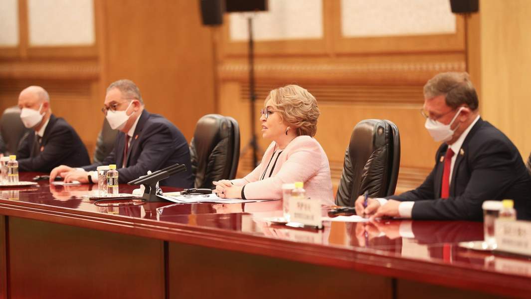 Встреча Председателя СФ Валентины Матвиенко с Председателем Китайской Народной Республики Си Цзиньпином