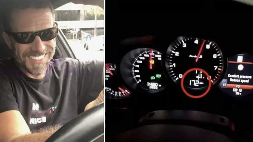 Хантер Байден за рулем автомобиля