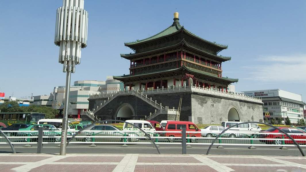 Колокольная башня Сианя, построенная в 1384 году
