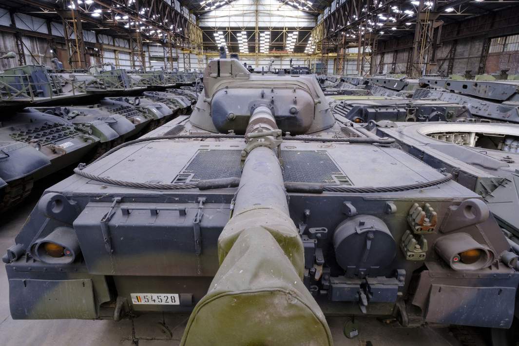 Танки Leopard 1, переданные Бельгией для Украины