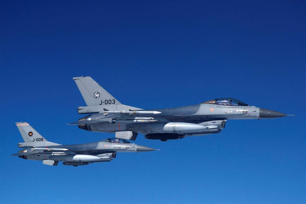 Истребители F-16 ВВС Нидерландов