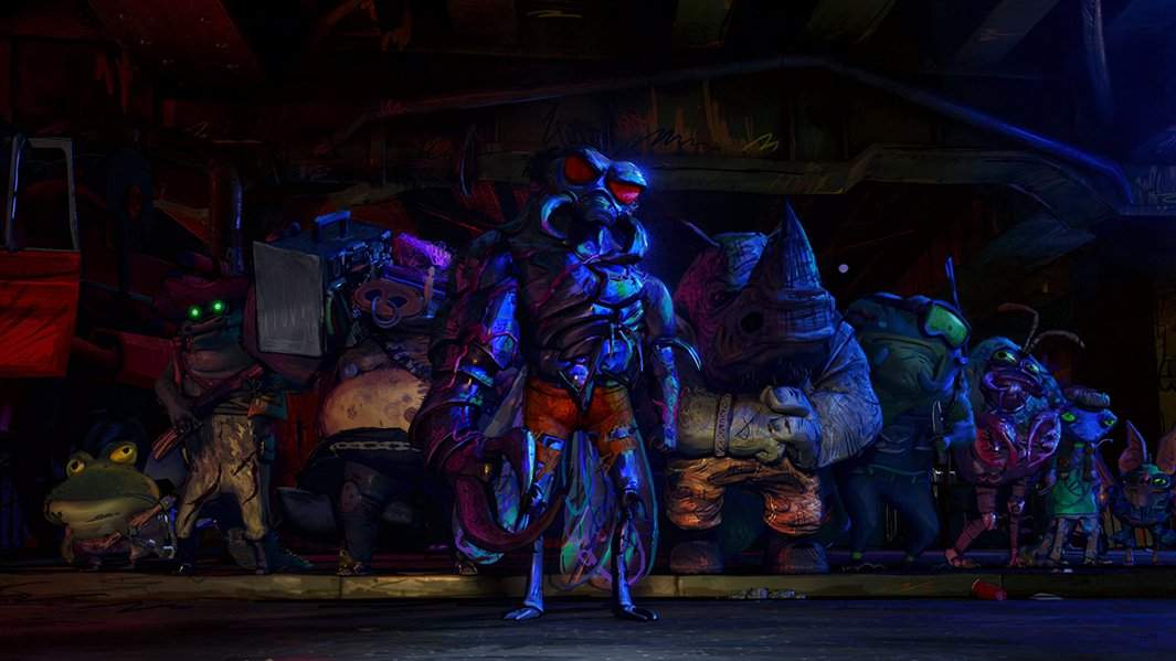 Кадр из мультфильма «Черепашки-ниндзя: Погром мутантов»