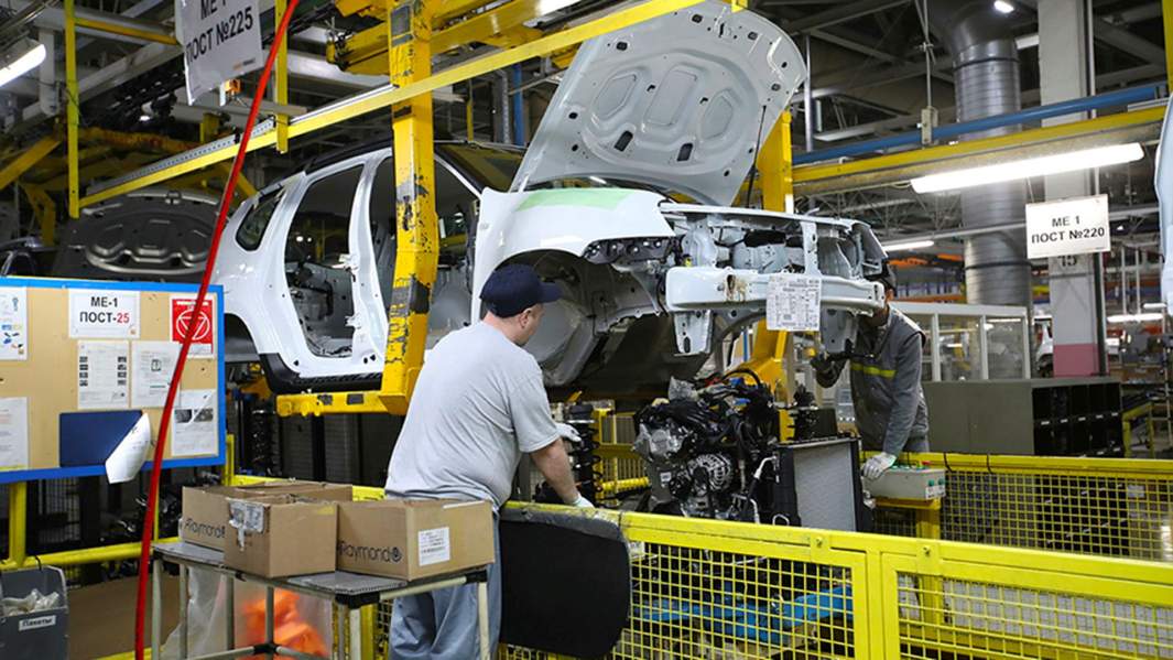 сборка деталей