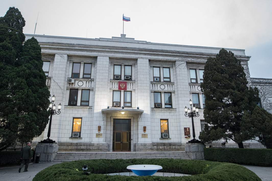 Здание посольства России в КНДР