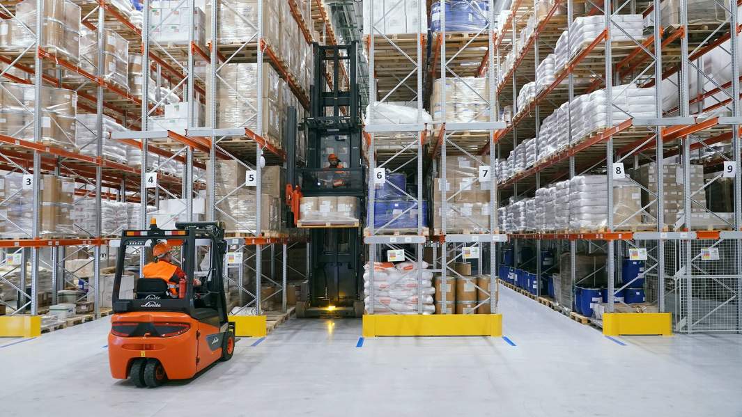 Складское помещение на фармацевтическом производстве