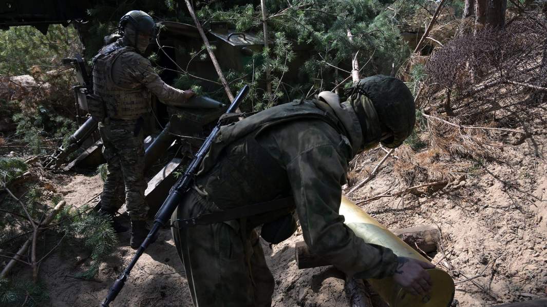 Работа расчета орудия «Гиацинт-С»