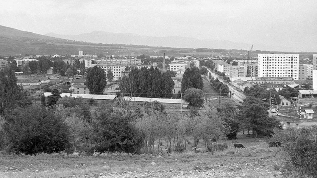 Новые кварталы города Цхинвал. 1982 год