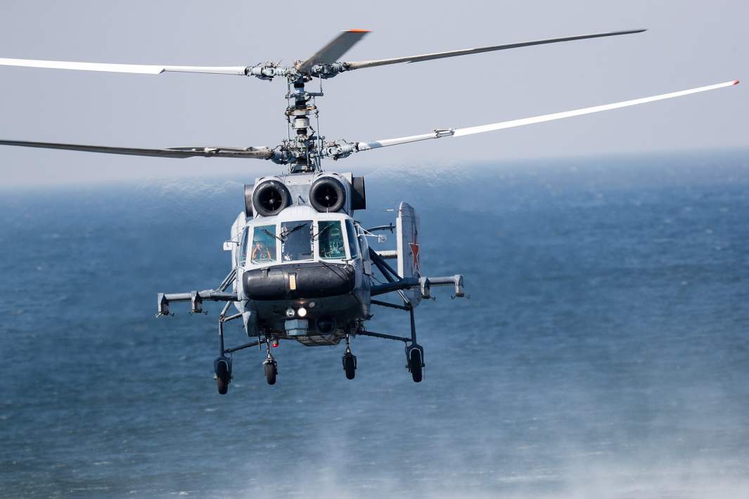 Вертолет Ка-29 морской авиации РФ