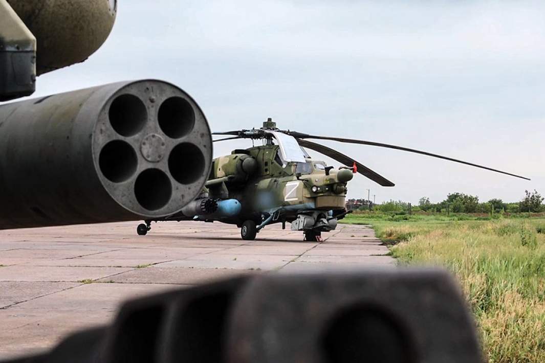Вертолеты Ми-28н в зоне СВО