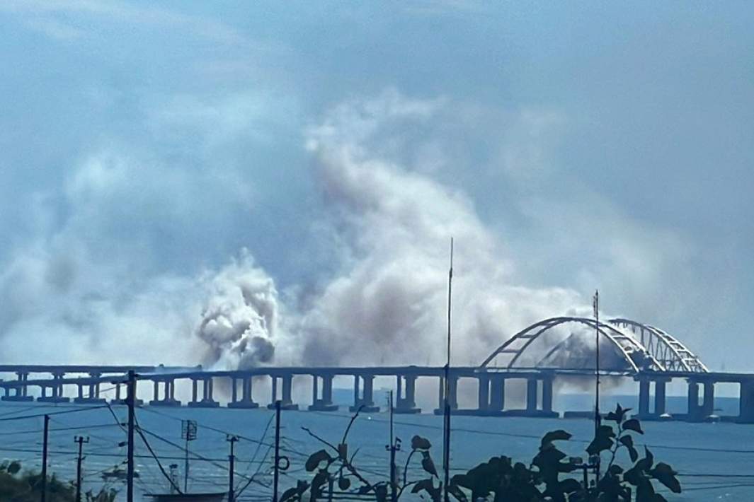 Попытки удара по Крымскому мосту зенитными ракетами