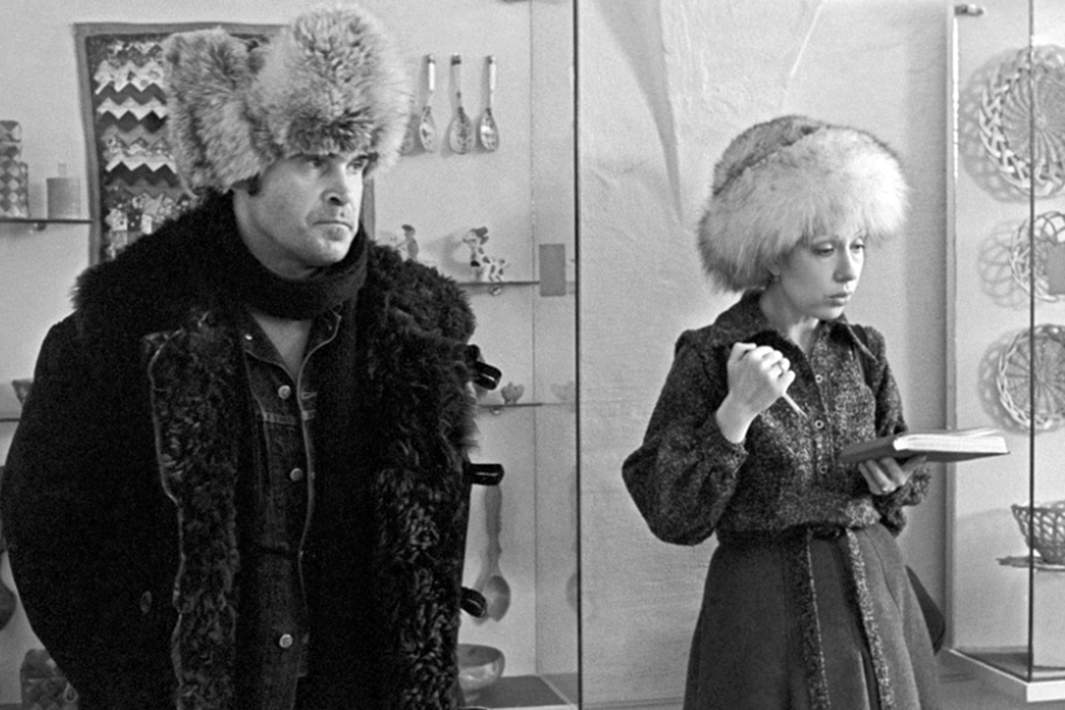 Глеб Панфилов и Инна Чурикова на съемках фильма «Тема»