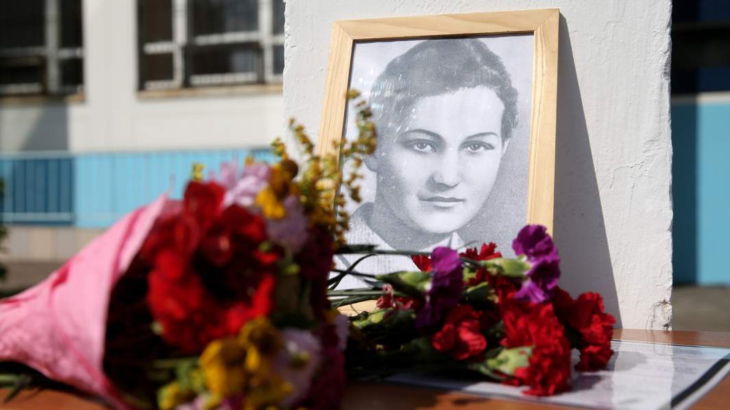 Портрет З. Космодемьянской 