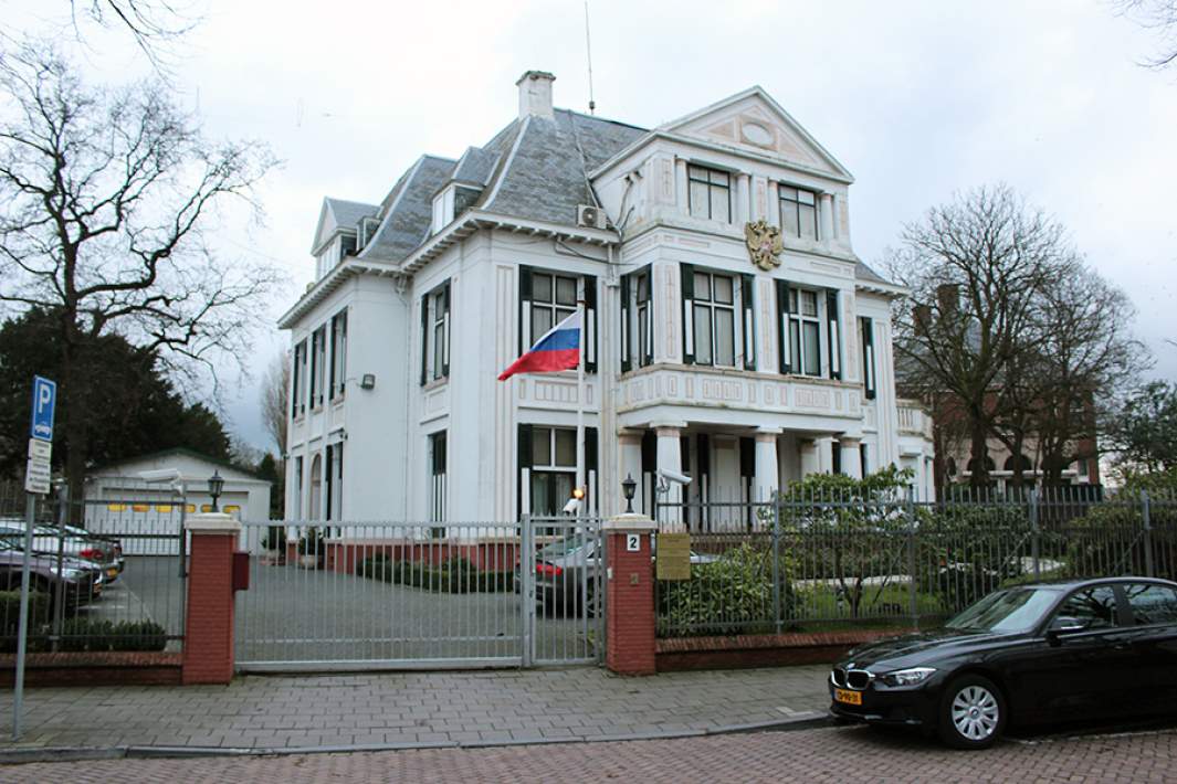 Здание посольства РФ в Нидерландах