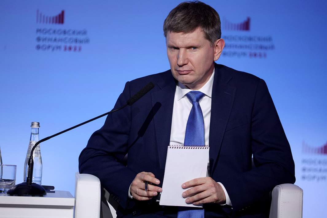 Министр экономического развития Максим Решетников на пленарной сессии 