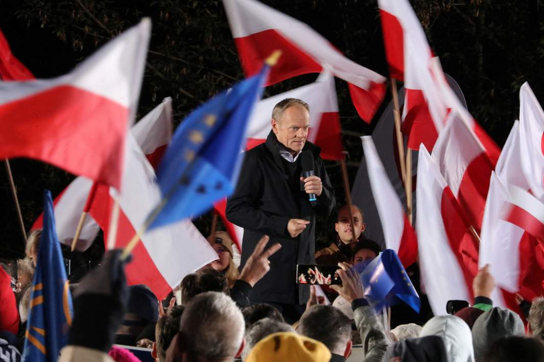 Дональд Туск, лидер крупнейшей оппозиционной группировки Польши «Гражданская коалиция»